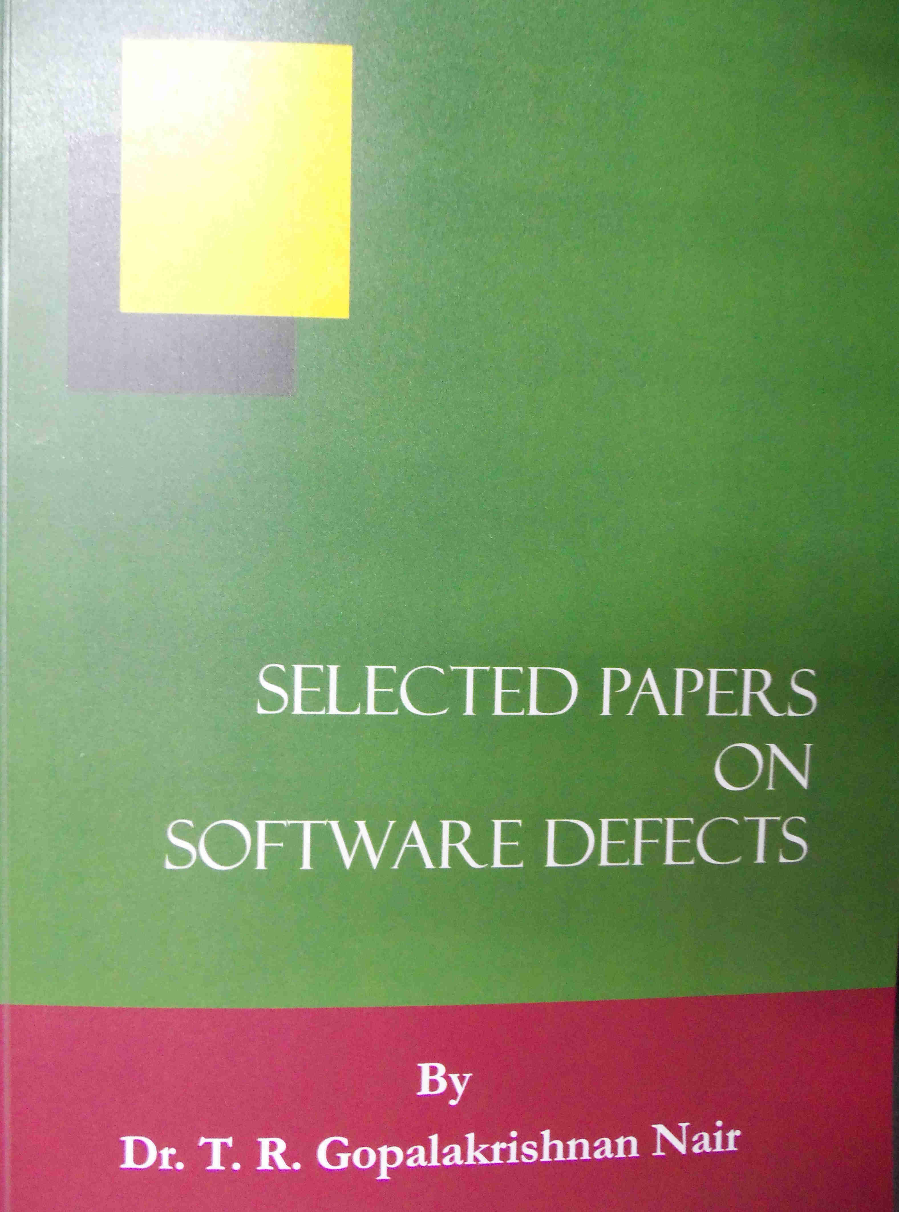 Selected Papers- Software Defects