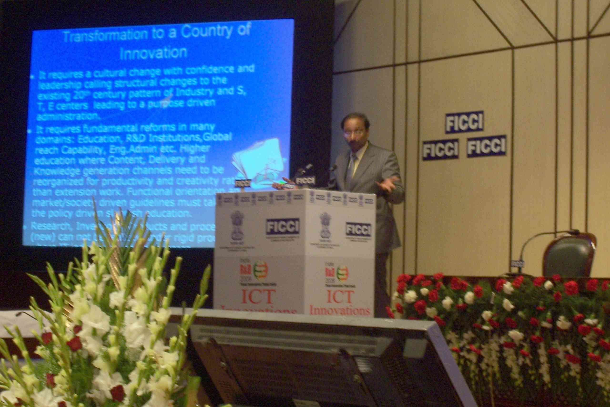 Address FICCI, Innovations in ICT