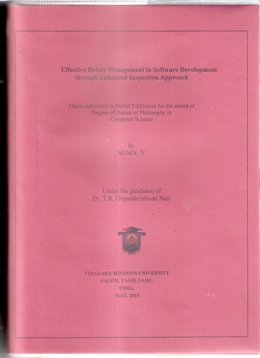 Thesis of  Suma V